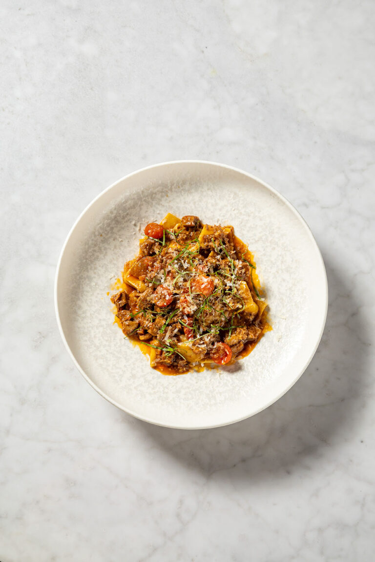Beef Ragu Pappardelle: Beed cheek & oxtail beef